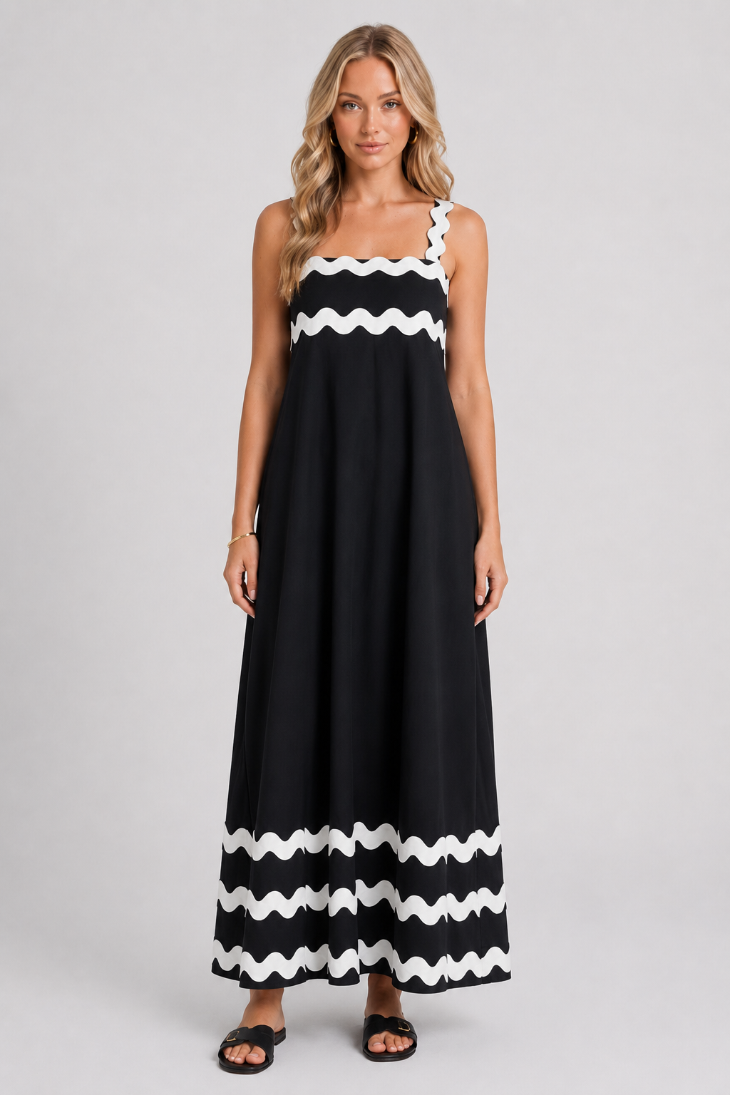 BLACK&WHITE DRESS