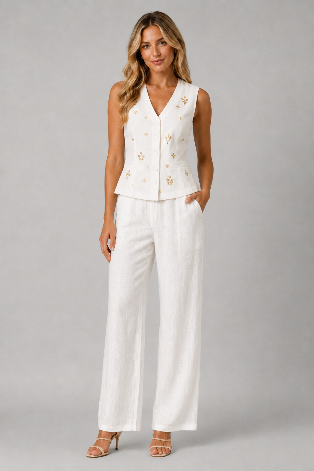 V-NECK BLOUSE