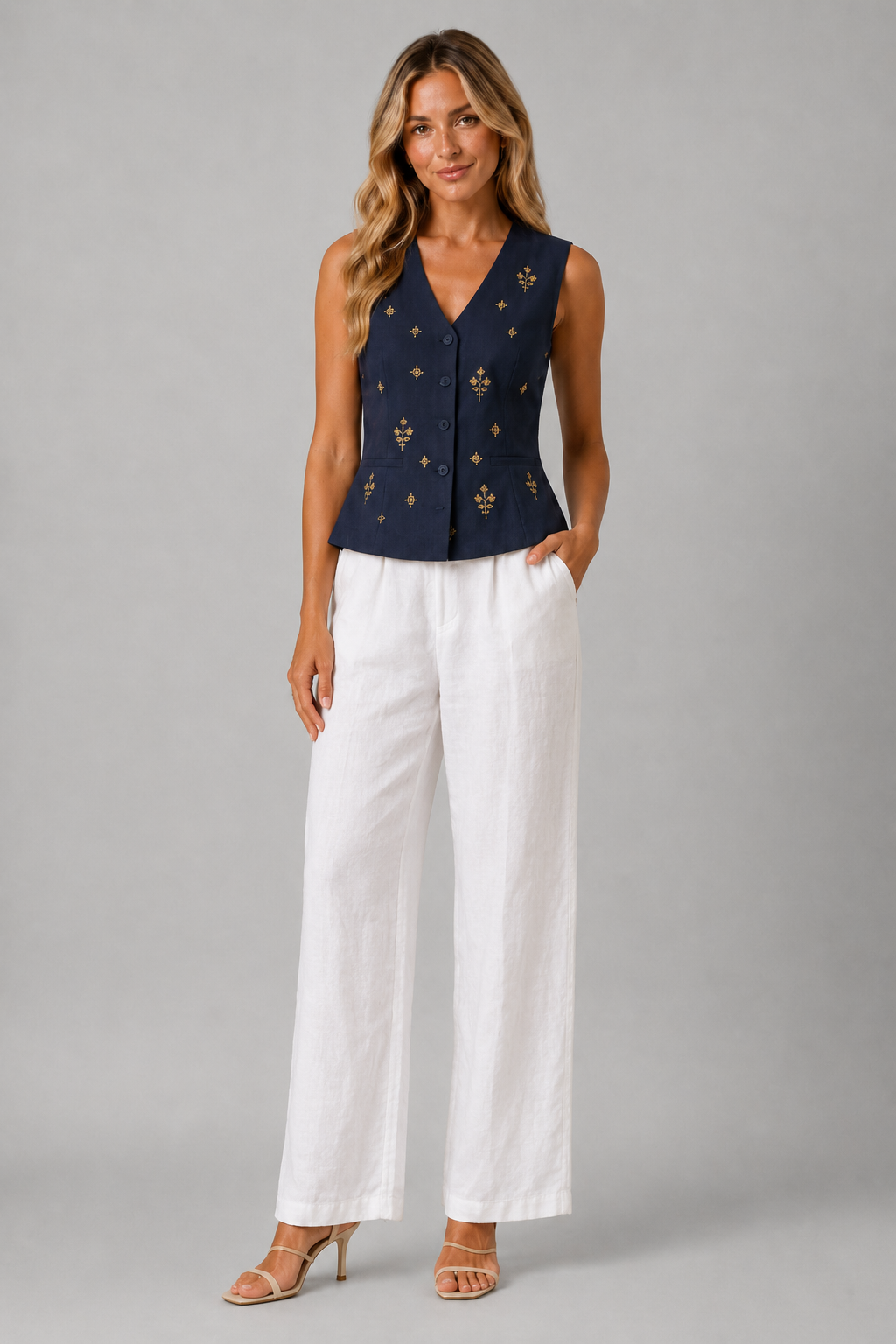 V-NECK BLOUSE